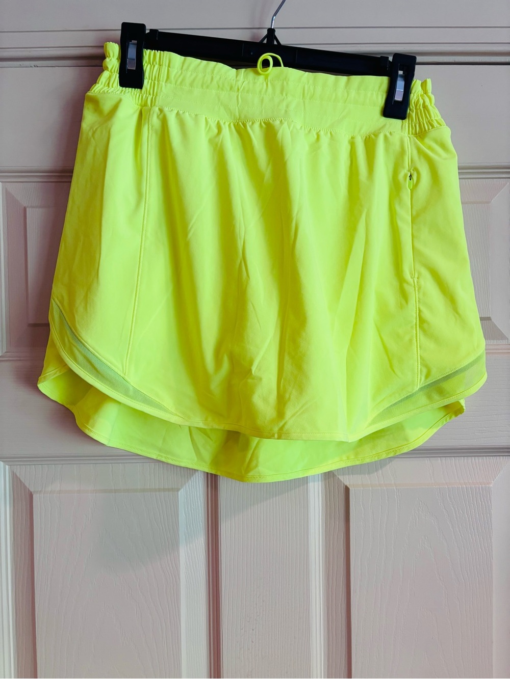 lululemon athletica Neon Yellow Athletic Skort 15” Shorter Length